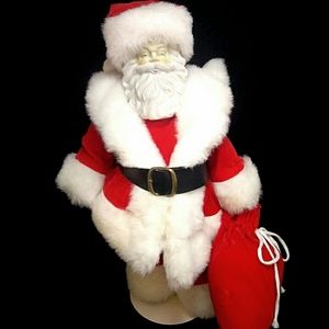 Santa Claus with Bag of Presents Decor